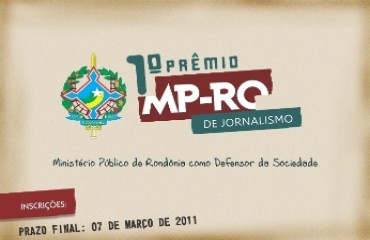 Ministério Público lança I Prêmio MP-RO de Jornalismo nesta quinta