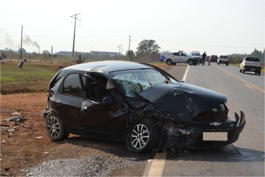 CONE SUL: Batida de frente entre dois veículos deixa feridos 