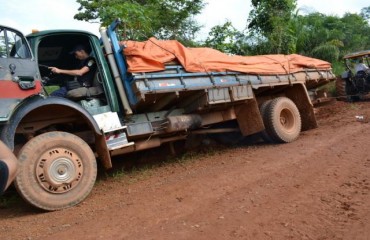 JARU - Homem morre esmagado por caminhão na linha 605