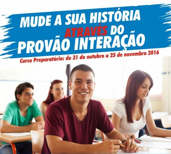 PROVÃO INTERAÇÃO - Conclua os Ensinos Fundamental e Médio