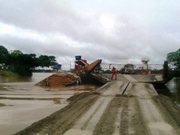 Posto de venda de bilhete da travessia em Abunã é destruído por balsa