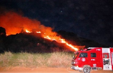 Incêndio destrói área de preservação ambiental em Ouro Preto - Fotos