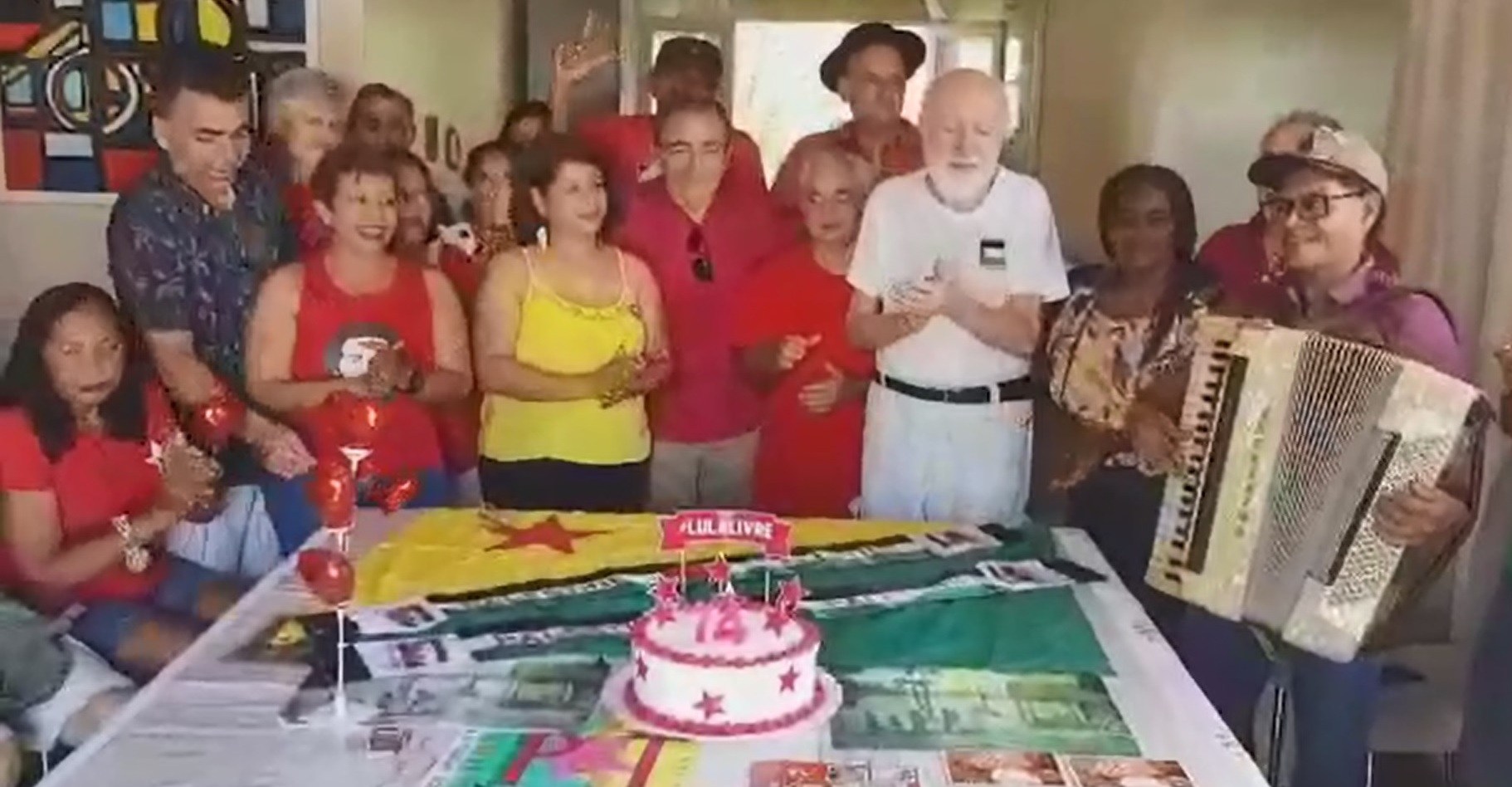 PETISTAS: Acreanos comemoram aniversário de Lula em Rio Branco