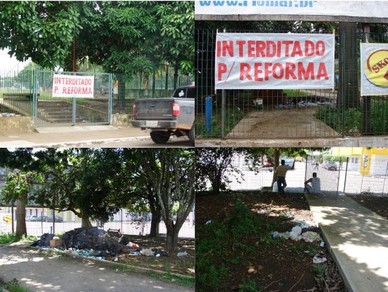 Complexo Deroche Pequeno Franco está fechado para reinício de reformas e limpeza