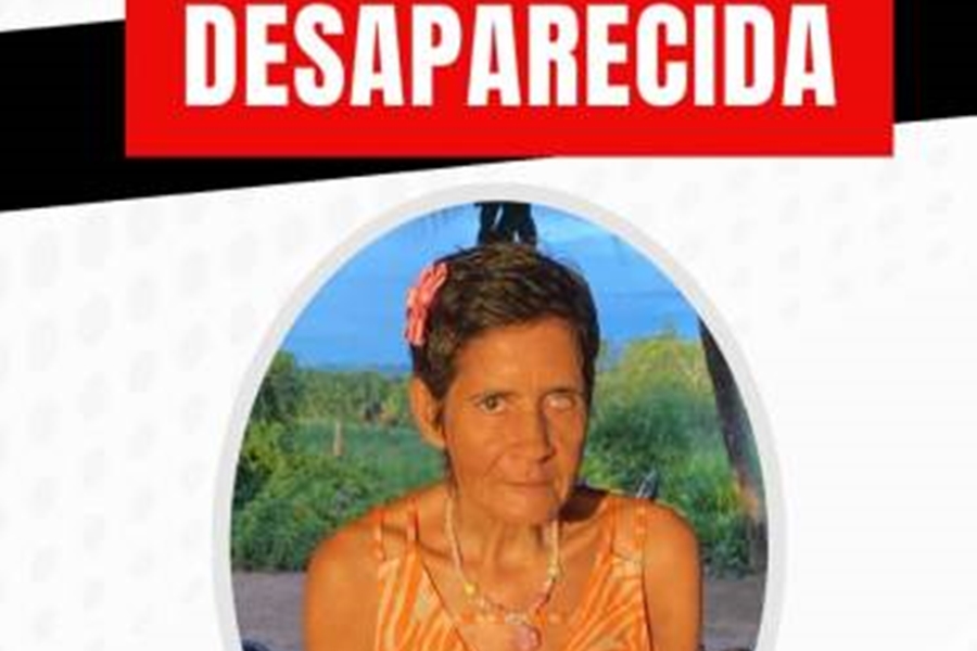 DESAPARECIDA: Família procura mulher de 50 anos na zona rural de Corumbiara