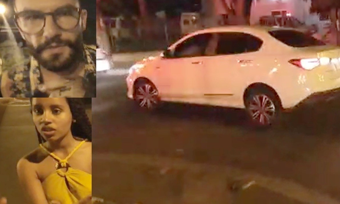 VÍDEO: Wagner pega carro da ex-BBB Gleici e atropela ciclista no Acre