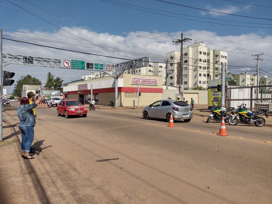 MAIO AMARELO: Detran realiza ação educativa na zona Sul de Porto Velho