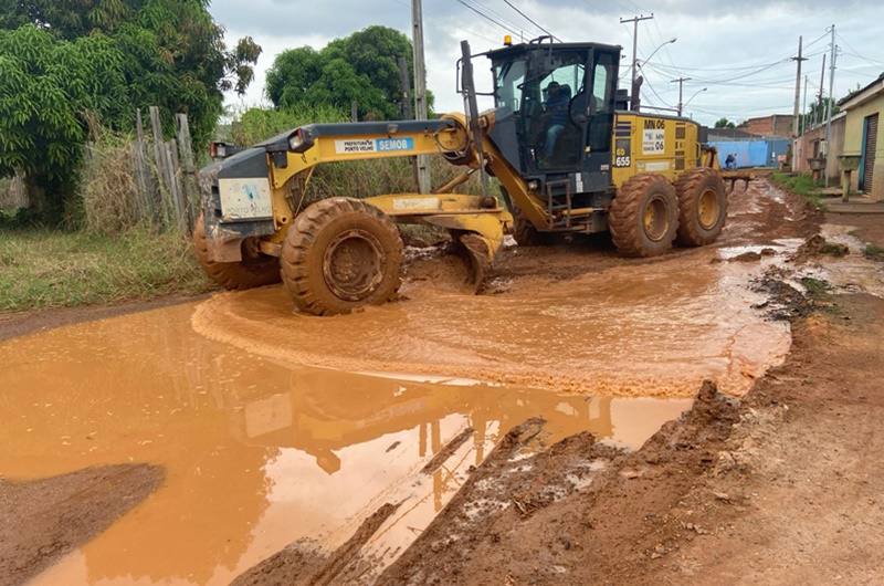 SERVIÇOS: Ruas são recuperadas no Bairro Cidade Nova a pedido de Edimilson Dourado