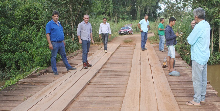 CABIXI: Deputado Ezequiel Neiva comemora licitação de ponte de concreto sobre o rio Escondido