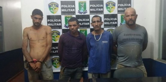 Homens são presos por posse ilegal de arma de fogo e crime de ameaça