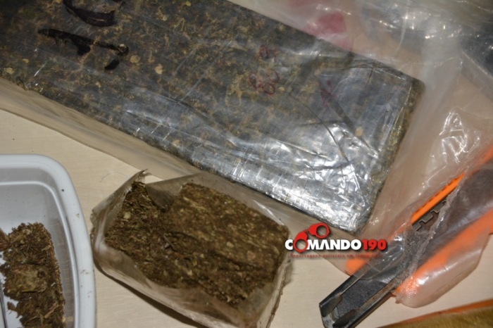 DISQUE-DROGAS: PM fecha “Boca de Fumo” e apreende mais de 1 quilo de maconha em RO