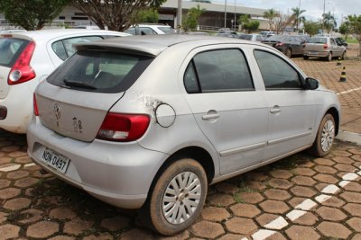 Vigilante encontra carro “FINAN” abandonado no aeroporto