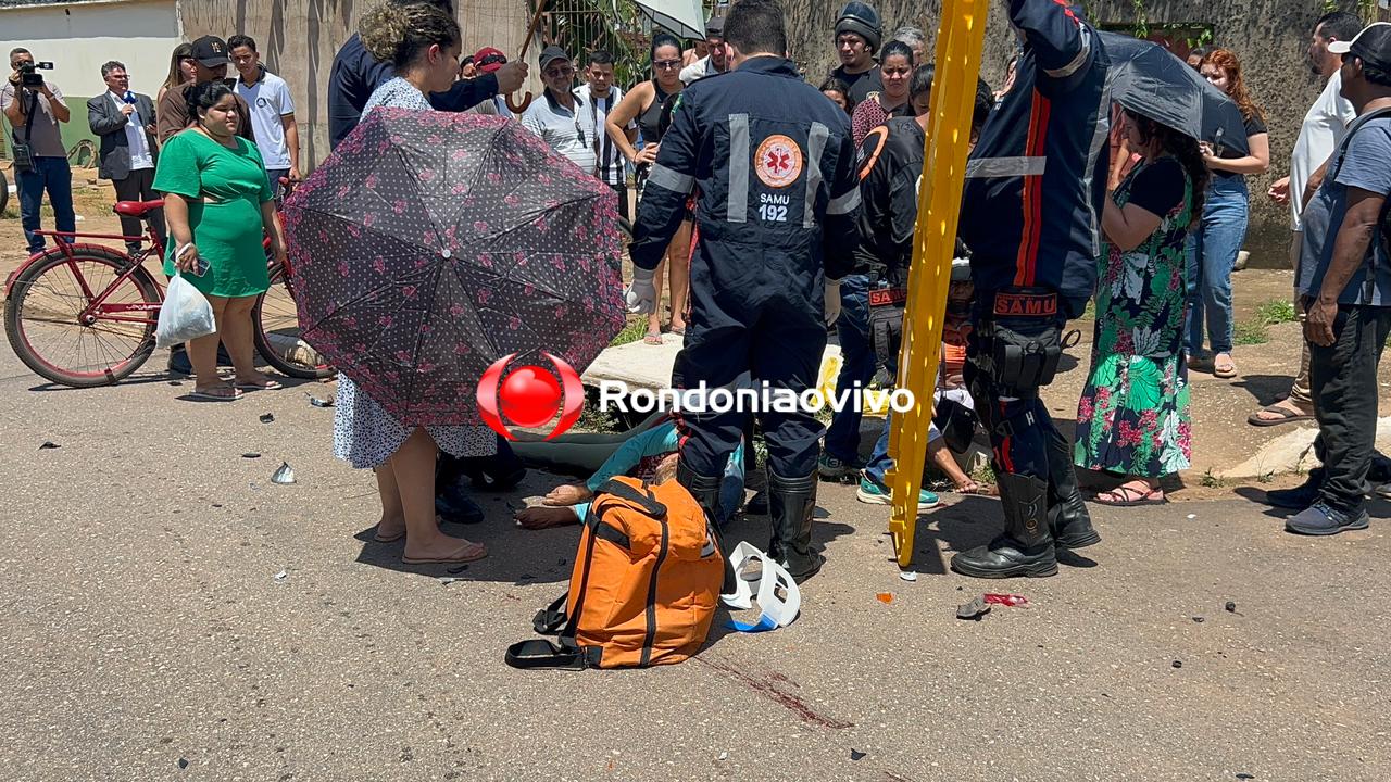 VÍDEO: Mais uma mulher de moto morre em acidente nesta véspera de feriado