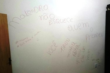 “MALANDRO NÃO ESQUECE” – PM recebe ameaça escrita na parede de casa em Rio Branco