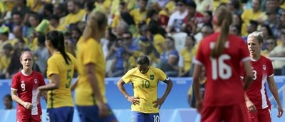 OLIMPÍADAS 2016 - Meninas do futebol terminam em 4º lugar
