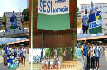 Equipe de Natação do SESI Rondônia conquista medalhas e troféus no V Troféu “Orleans Tupinambá Nobre”