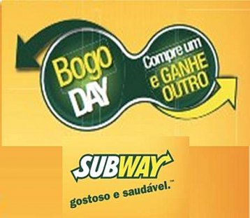 SUBWAY-Compre um e ganhe outro