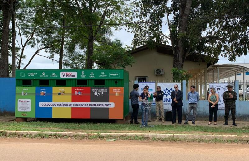 'RECICLA': Presidente do TJRO entrega Ecoponto à população de Ji-Paraná