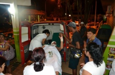 JARU - Comerciante leva três tiros na cabeça e é socorrido com vida para hospital na capital