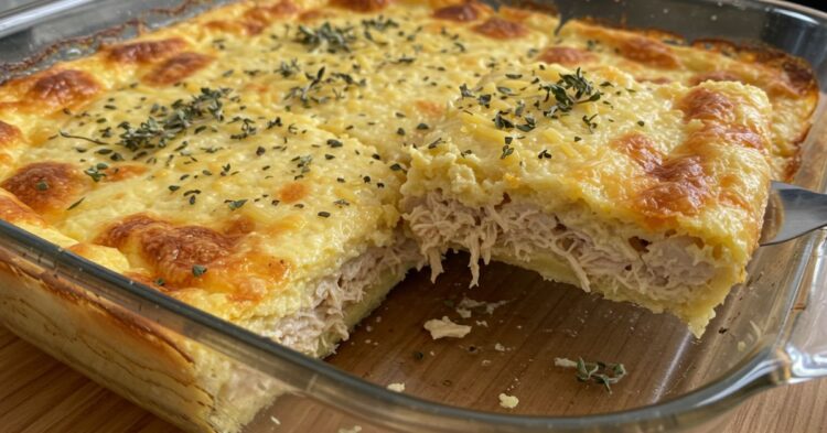 SEM GLÚTEN: Torta de frango com massa de tapioca