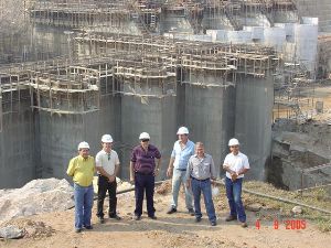 Diretores da Ceron inauguram obra e visitam PCHs