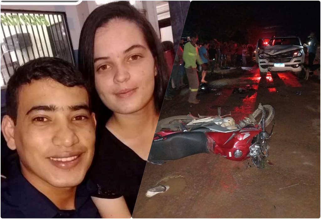 TRÁGICO: Motociclista morre após colisão frontal com caminhonete S10