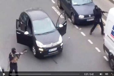 Divulgado vídeo que mostra ataque terrorista em Paris – IMAGENS FORTES