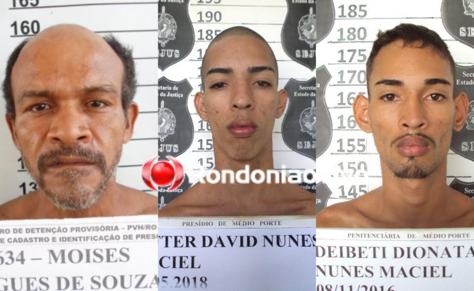 ATREVIDOS: Residência da mãe de cabo da PM é alvo de furto e três são presos em flagrante