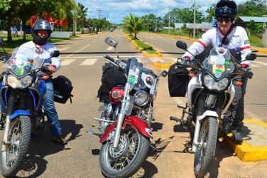 Homens farão viagem de moto para o Pacífico