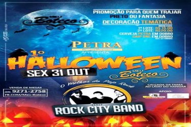 Nesta sexta acontece  1° Halloween Meu Boteco