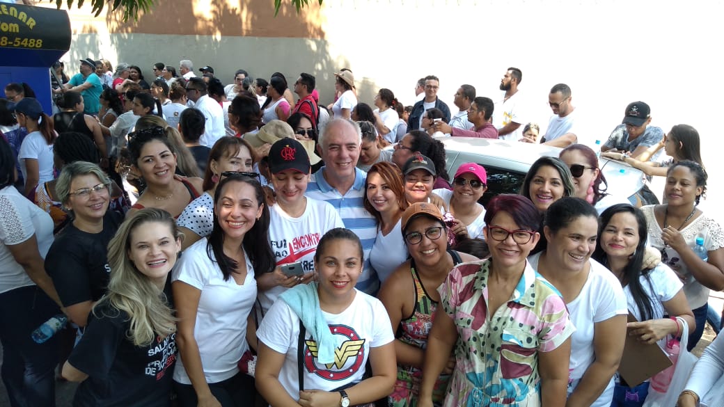 MANIFESTAÇÃO: Nazif participa de movimento em defesa dos profissionais de saúde