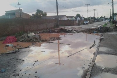 CAOS – Rua destruída na zona Sul afeta vida de moradores