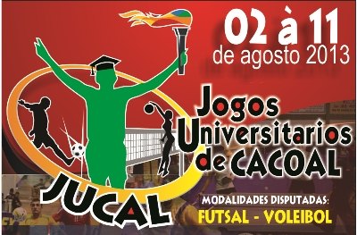 AMEC abre incrições para os Jogos Universitários de Cacoal