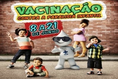 Campanha Nacional de Vacinação contra a Poliomielite começa sábado