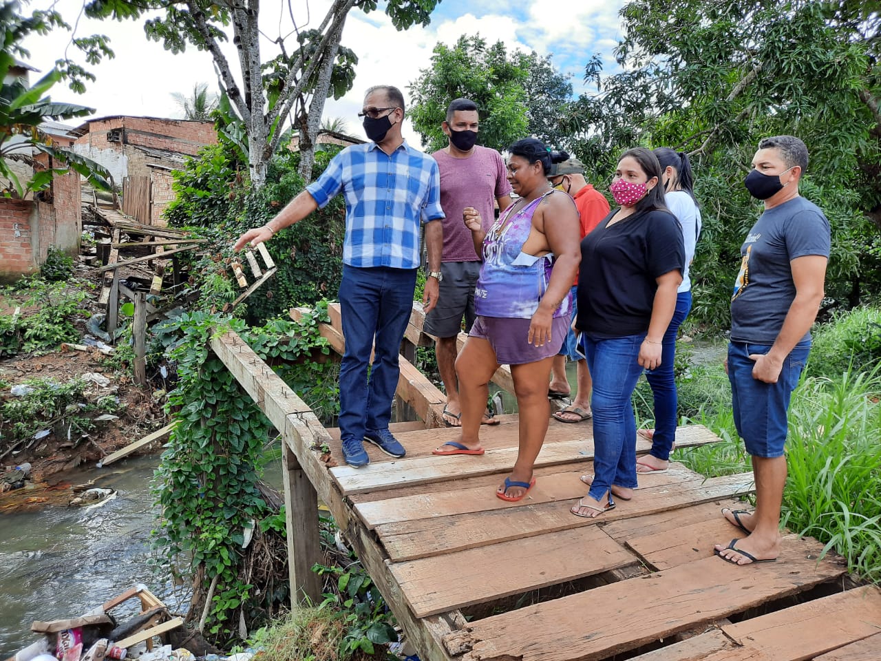 VEREADOR: Paulo Tico solicita providência para a reconstrução da ponte do Costa e Silva 