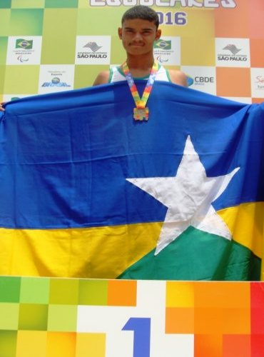 Rondônia acumula quatro ouros e um bronze na Paralimpíada Escolar em São Paulo