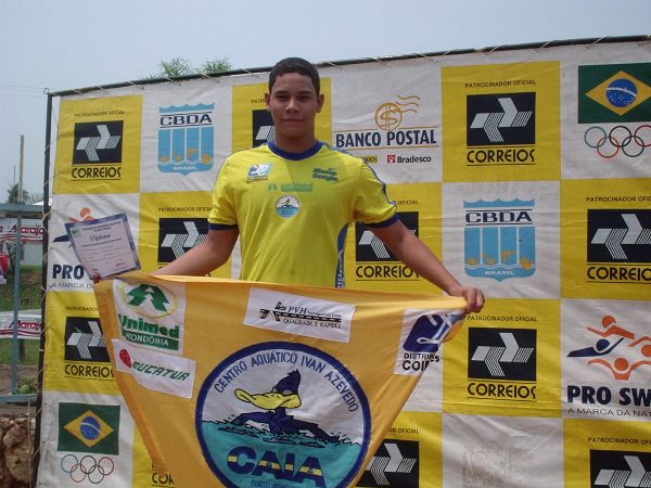 Atleta de Rondônia é o único representante da região Norte em campeonato sul-americano de natação