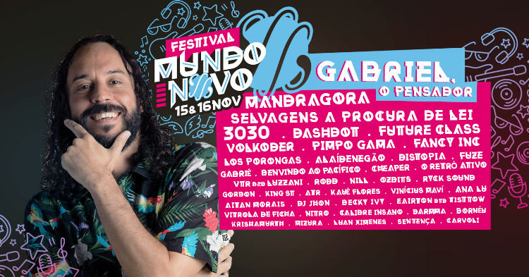 MUNDO NOVO: Confira os pontos de venda de ingressos e participe do Festival