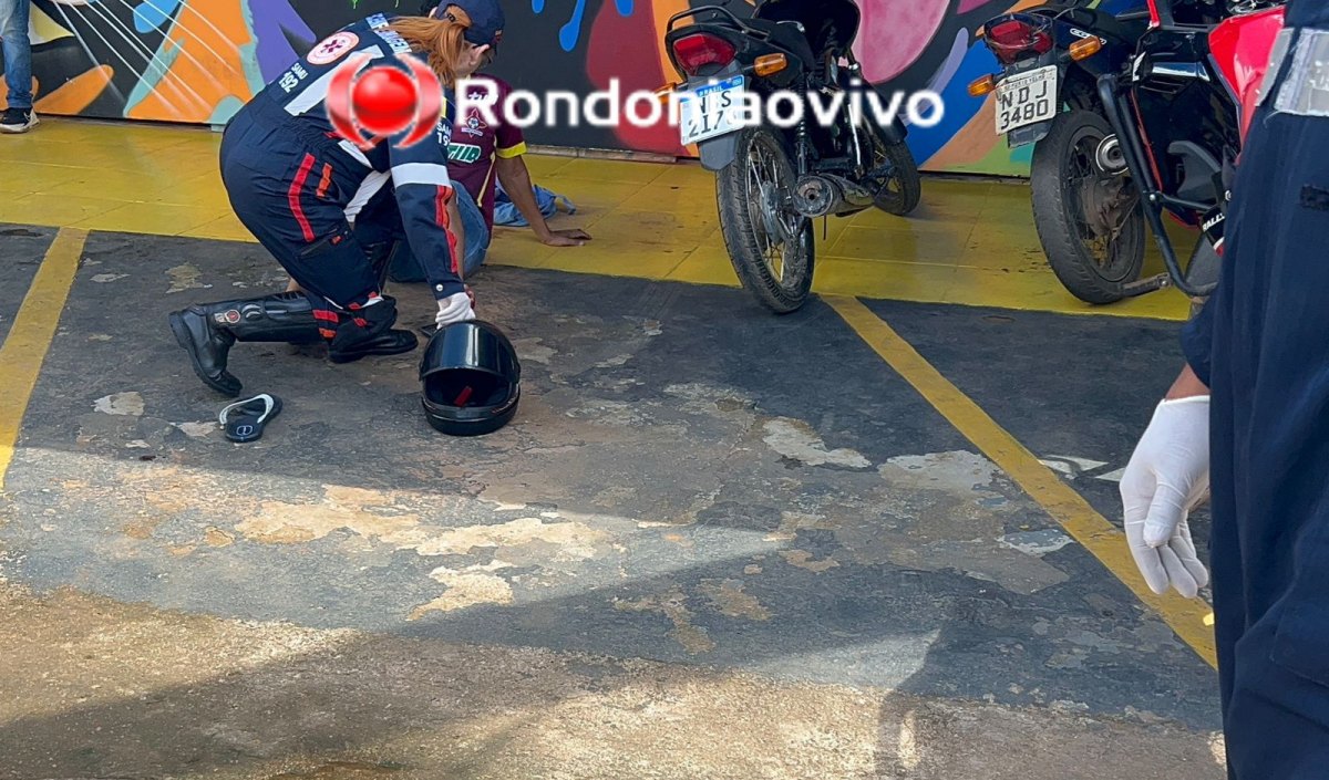 URGENTE: Condutor de Honda Fan sofre grave acidente na Pau Ferro