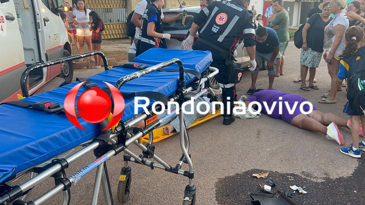 VÍDEO: Gravíssimo acidente entre carro e moto deixa duas vitimas