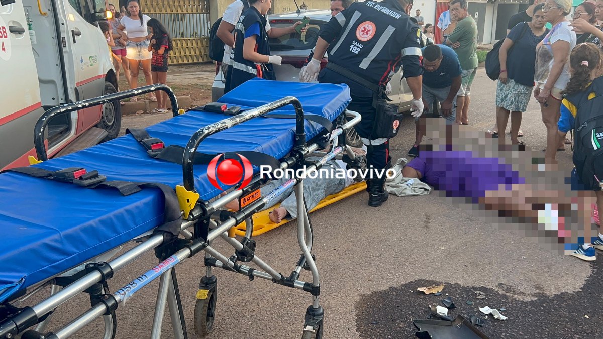 VÍDEO: Gravíssimo acidente entre carro e moto deixa duas vitimas