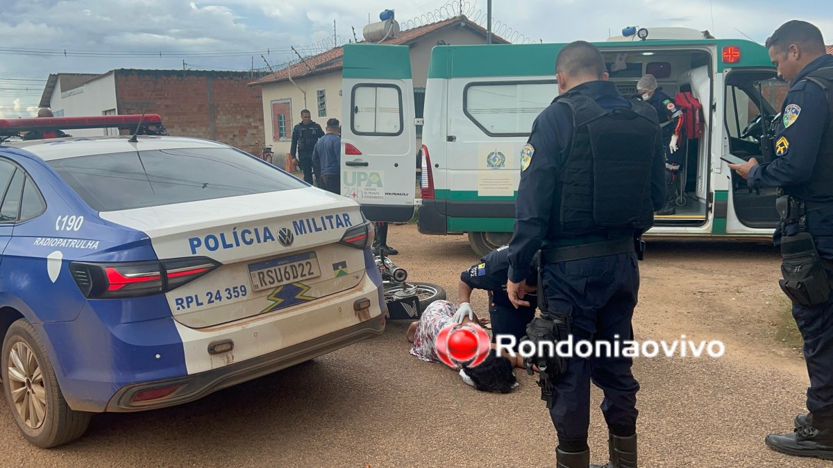 ASSISTA: Acidente envolvendo viatura da PM deixa casal ferido