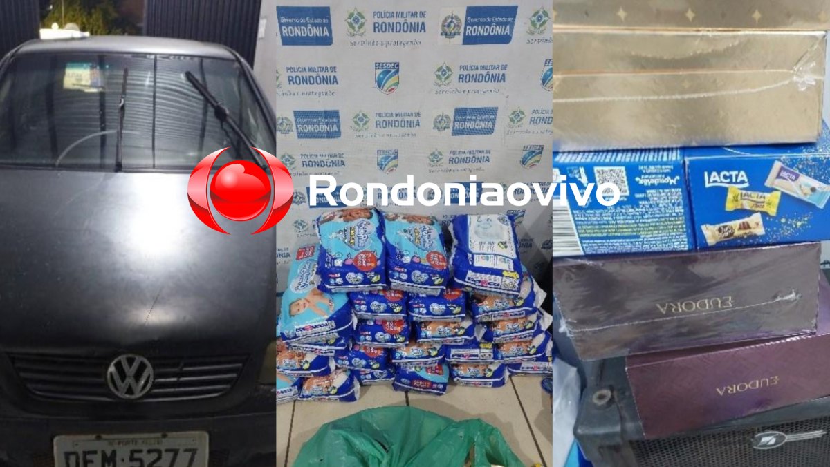 INTERCEPTADO: Acusado de arrastão em farmácia é preso enquanto fugia em carro Gol