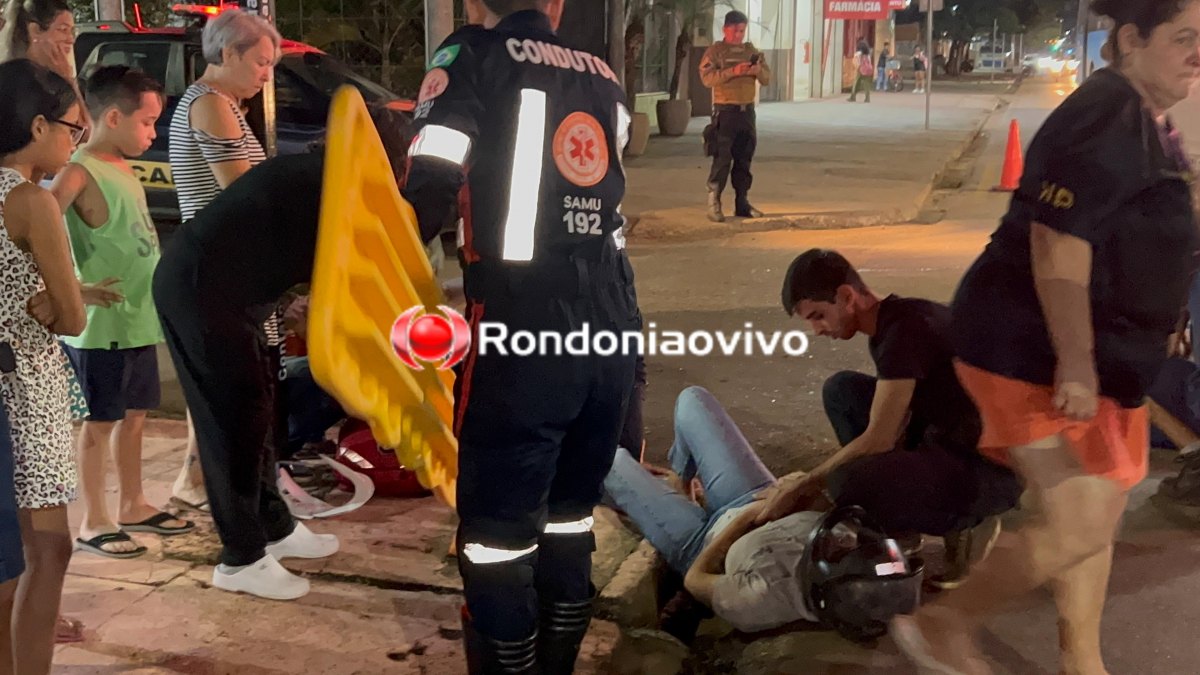 NA JATUARANA: Vídeo mostra acidente que deixou mulher com fratura exposta 