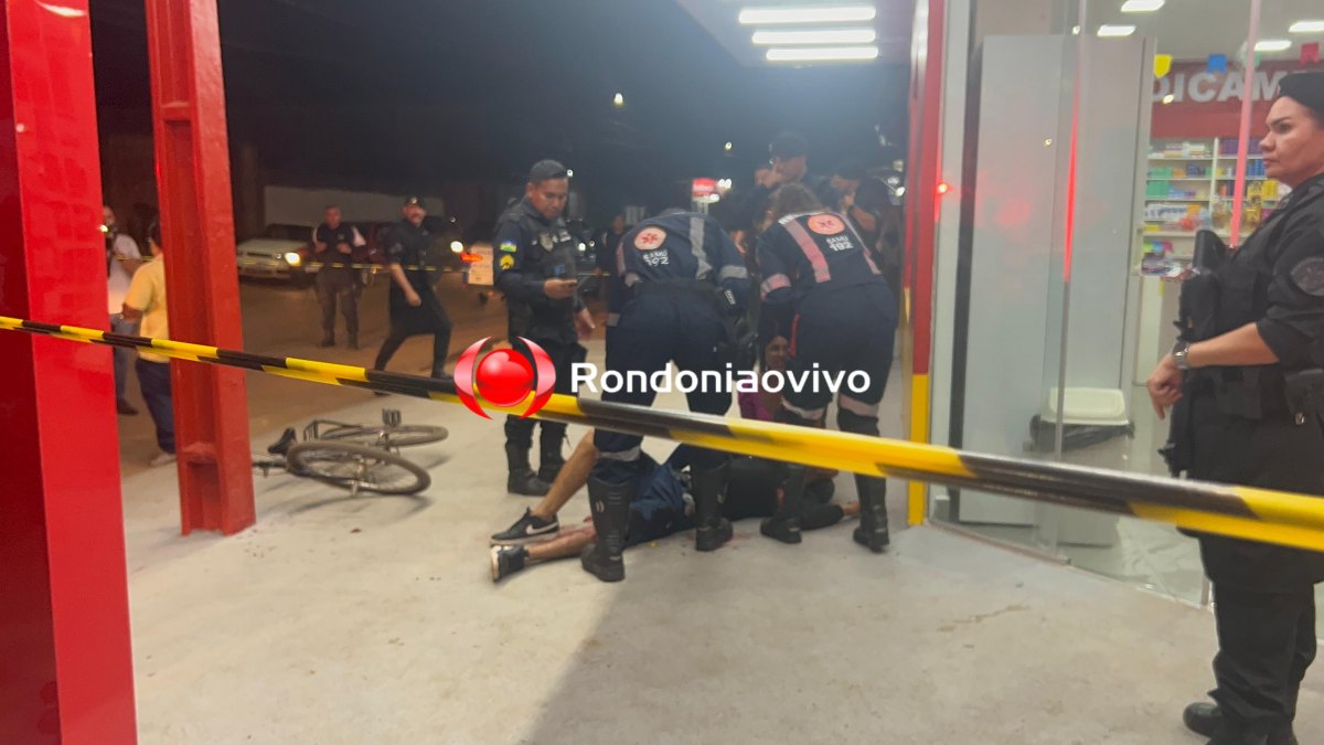 TIROTEIO: Vídeo mostra atentado a bala contra ciclista na zona Leste 