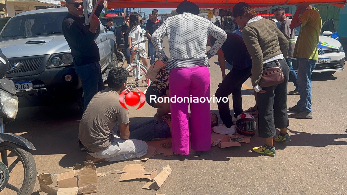 URGENTE: Motociclista sofre grave acidente na Plácido de Castro 