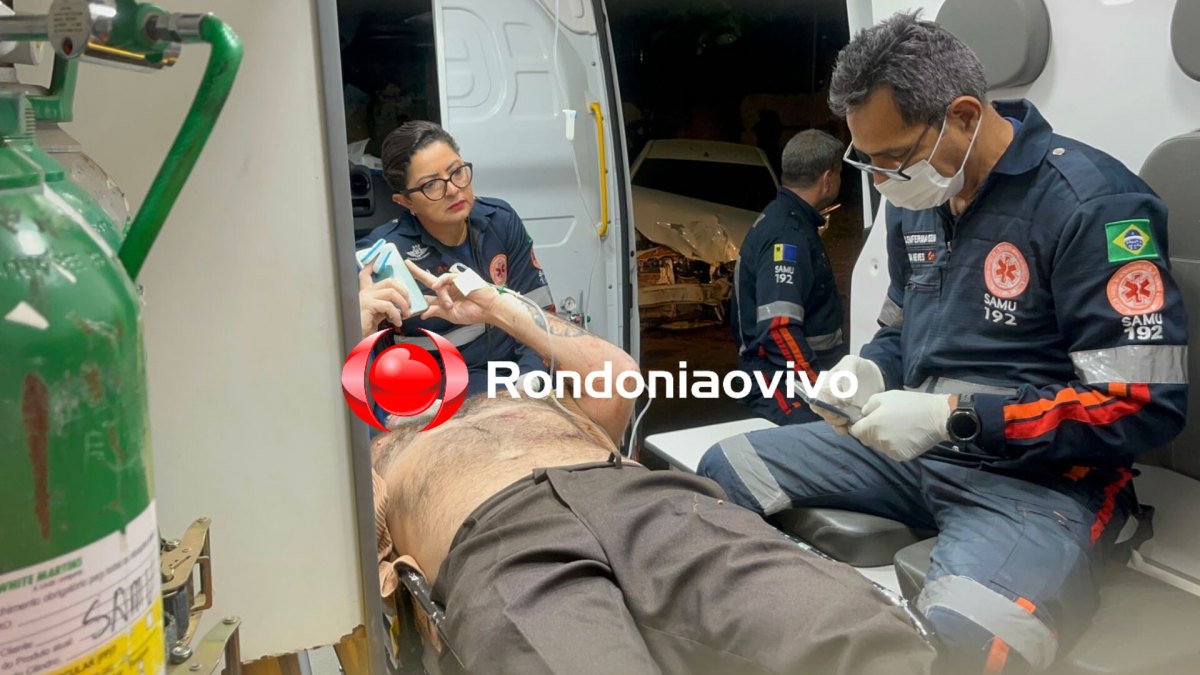 NA PINHEIRO: Motorista sofre ferimentos após forte batida entre veículos 