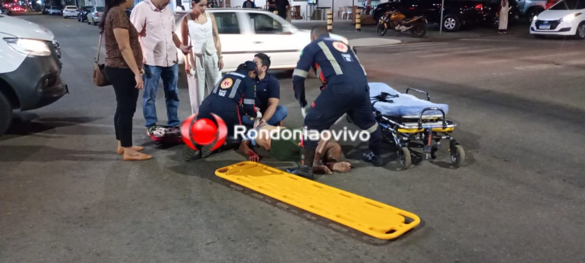 URGENTE: Idoso é gravemente atropelado por carro de app na Dom Pedro II 