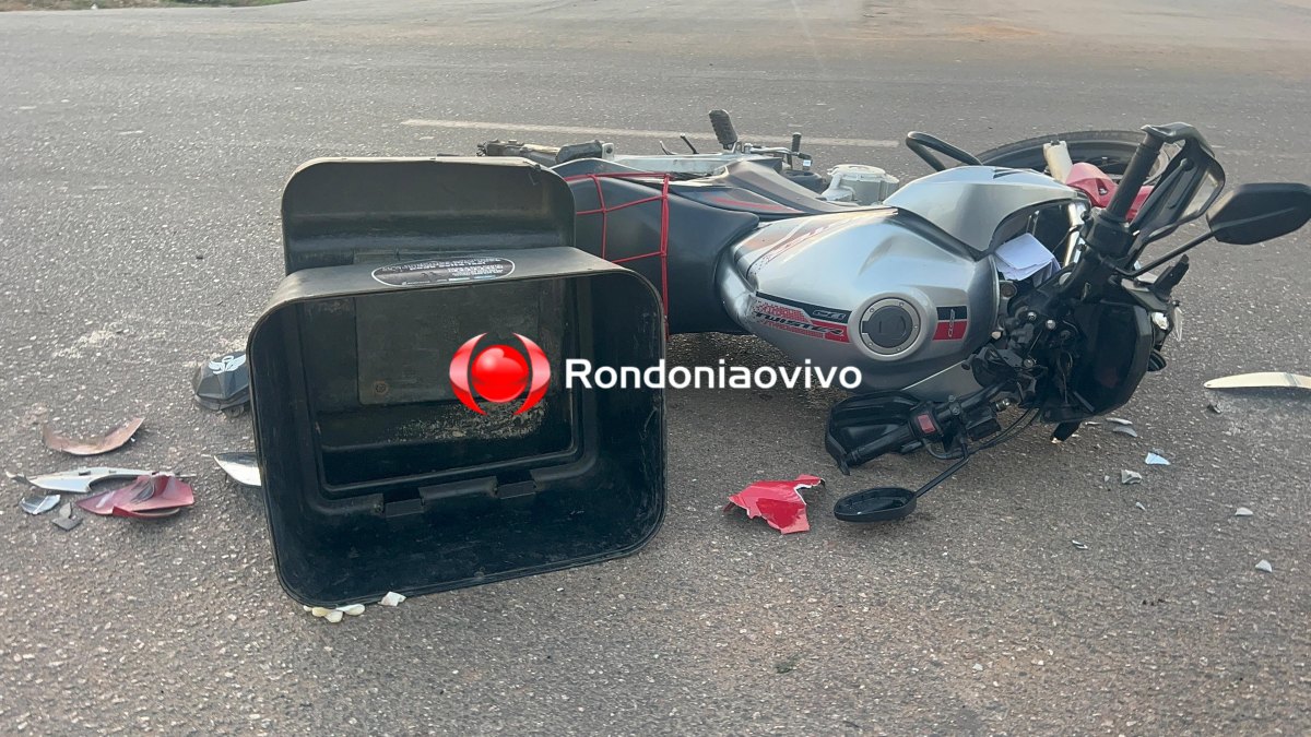 VÍDEO: Gravíssimo acidente com motociclista é gravado por câmera de segurança 