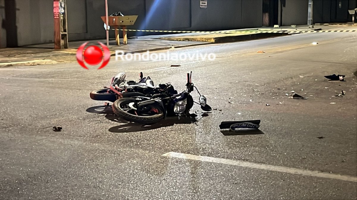 URGENTE: Motorista bêbado avança cruzamento e atinge moto app com passageiro